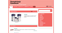 Desktop Screenshot of dermatologyhandbook.co.uk